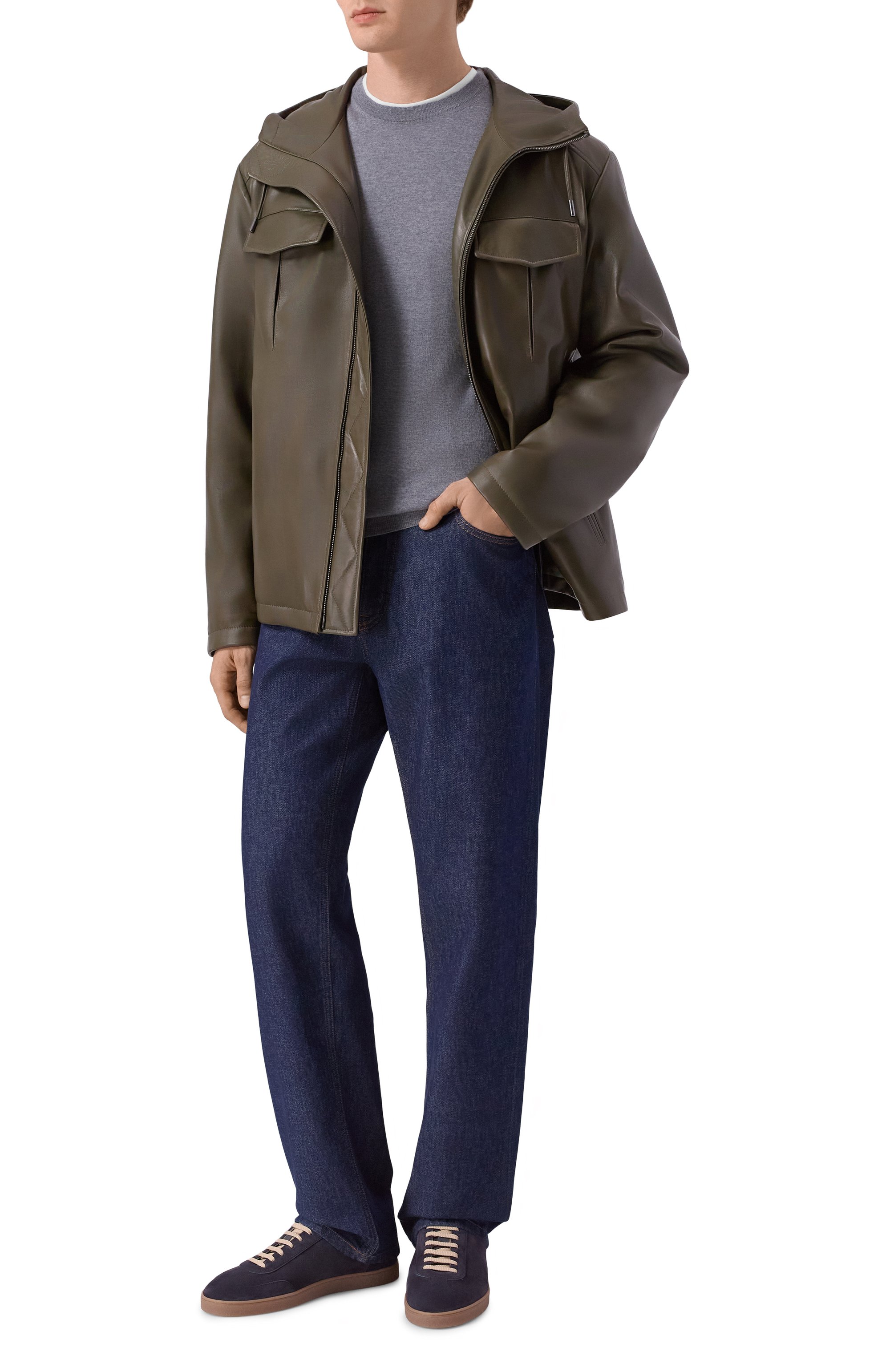 Кожаная куртка MVST, арт. M25.1PM.0003/PL0NGE, фото 2