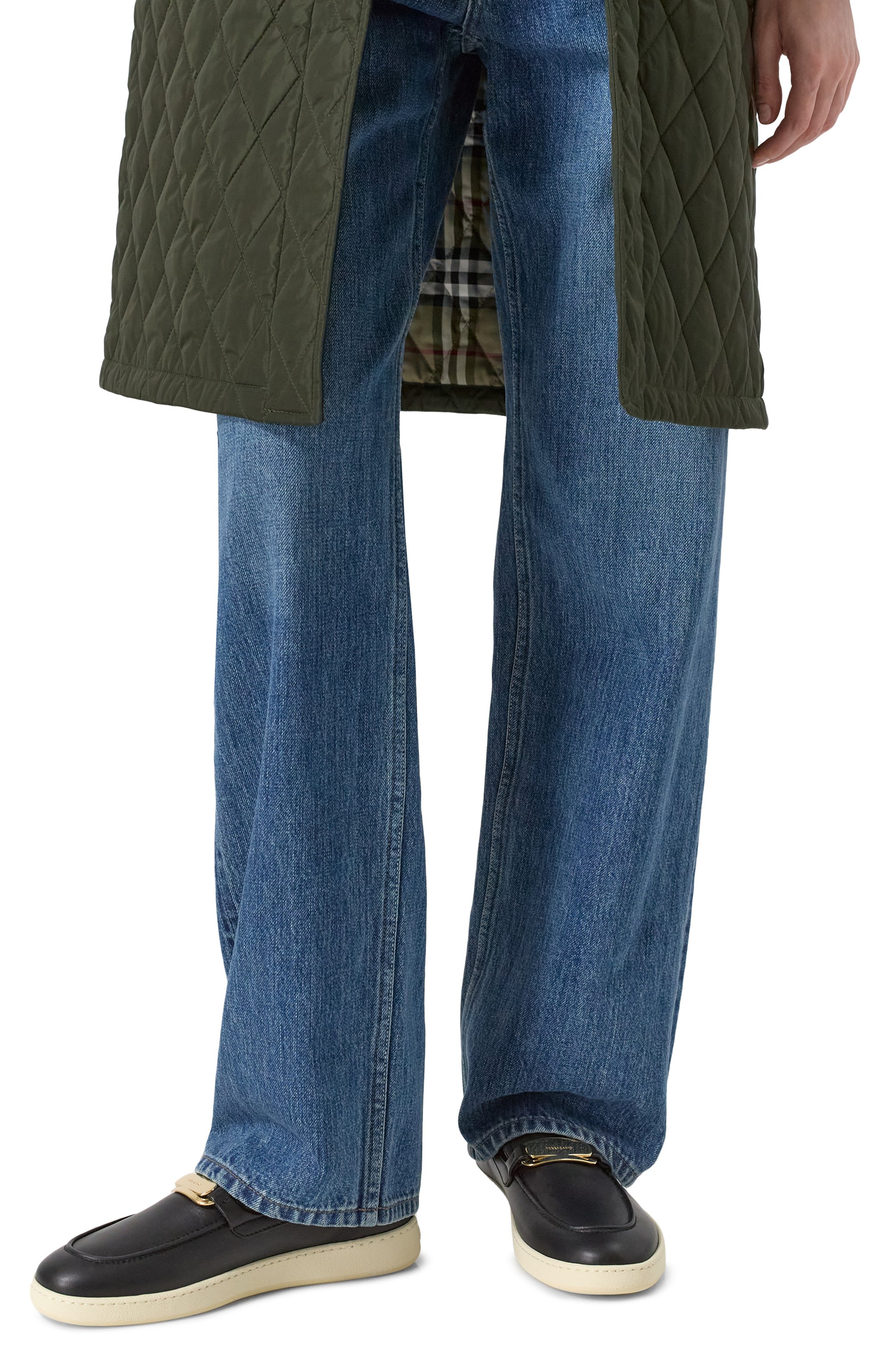 Кожаные лоферы new vara FERRAGAMO черного цвета по цене 86350 руб., арт. 030627/775026, фото 3 Кожаные лоферы new vara FERRAGAMO, арт. 030627/775026, фото 3