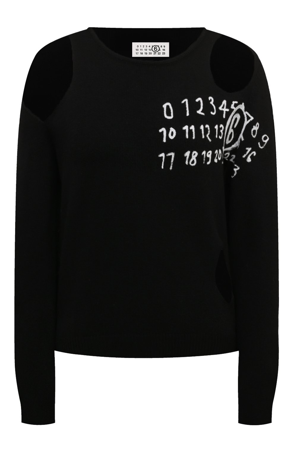 Шерстяной пуловер MM6, арт. S62NH0034/M13071, фото 1