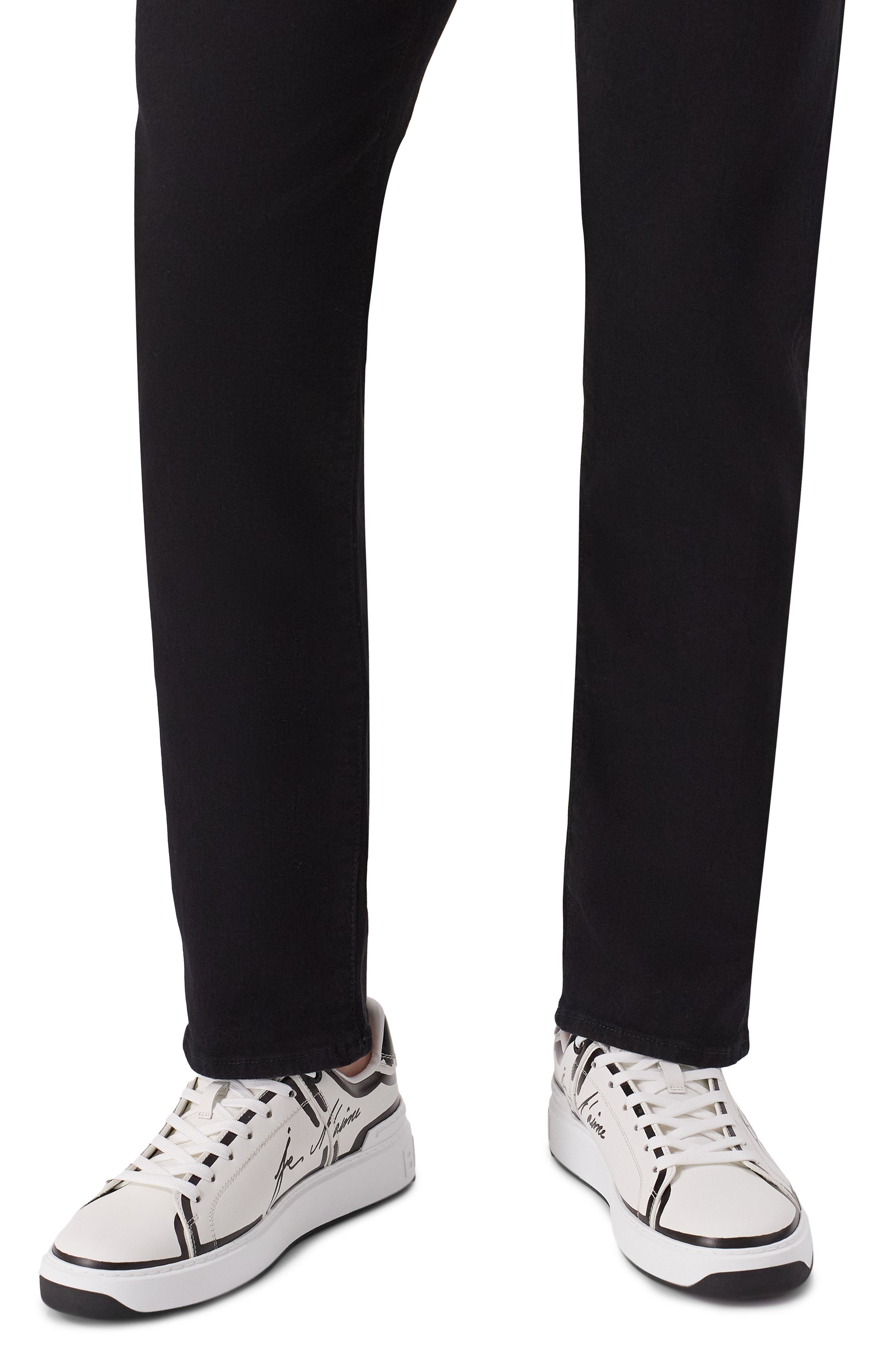 Кожаные кеды b-court BALMAIN, арт. EM1VI288/LCLP, фото 3