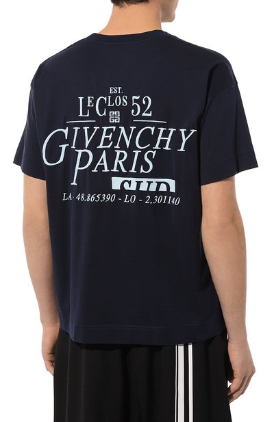 Хлопковая футболка GIVENCHY, арт. BM71JB3YNC, фото 4
