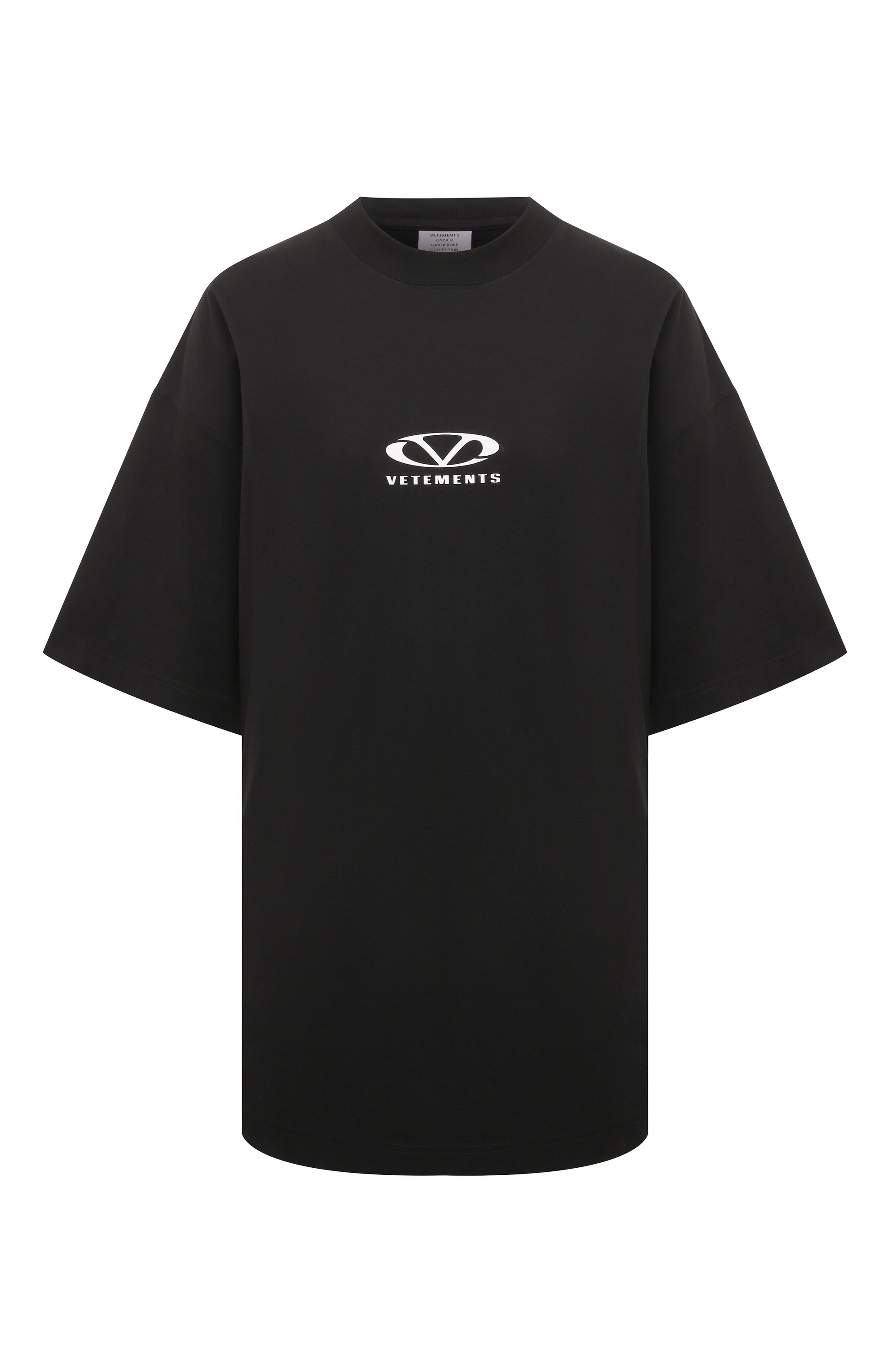 Хлопковая футболка VETEMENTS, арт. UA66TR605BW, фото 1