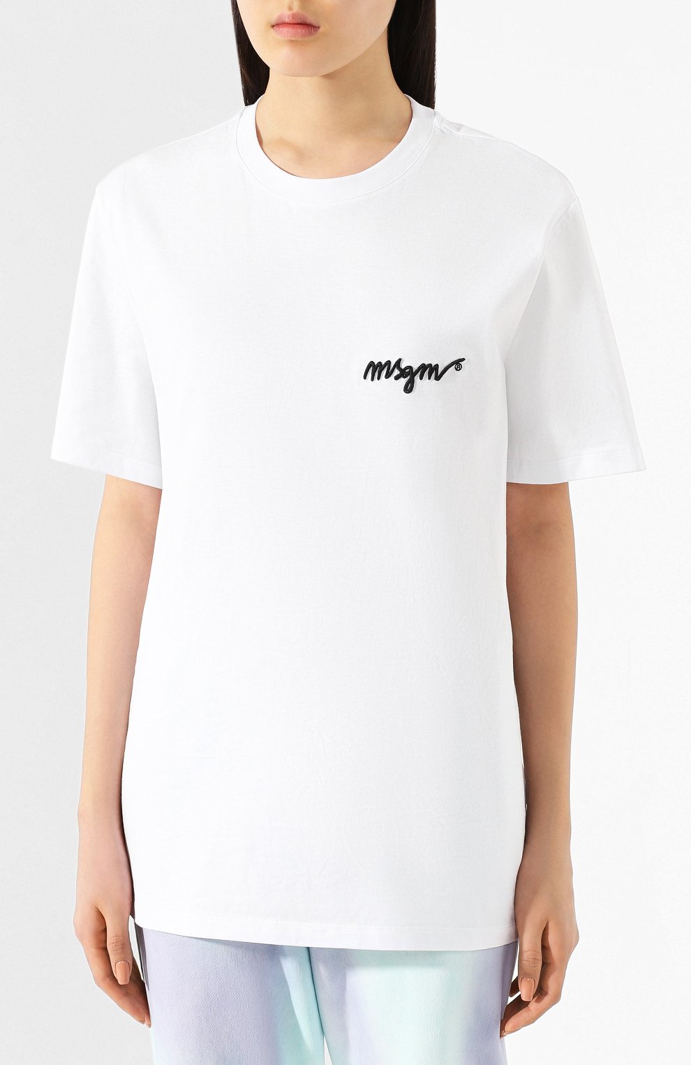 Хлопковая футболка MSGM, арт. 2841MDM232 207298, фото 3