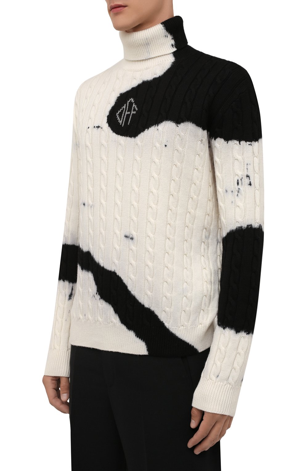 Шерстяной свитер OFF-WHITE, арт. 0MHF033F21KNI002, фото 3