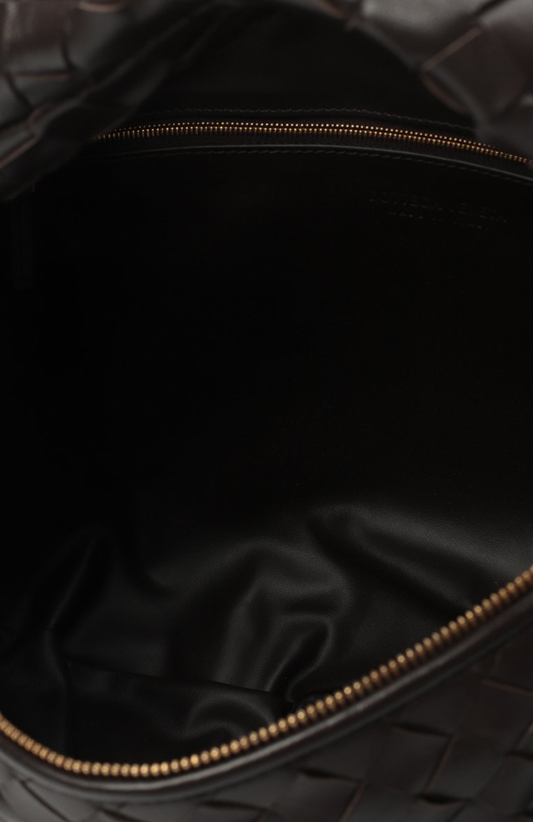 Женская сумка jodie small BOTTEGA VENETA темно-коричневого цвета, арт. 600261/VCPP0 | Фото 5 (Размер: small; Материал: Натуральная кожа)