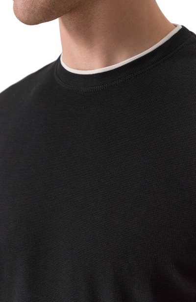 Футболка из хлопка и шелка STEFANO RICCI, арт. MNH5204390/CTK01S, фото 5