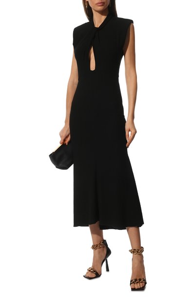 Кожаные босоножки medusa chain VERSACE, арт. 1004186/DNA32, фото 2