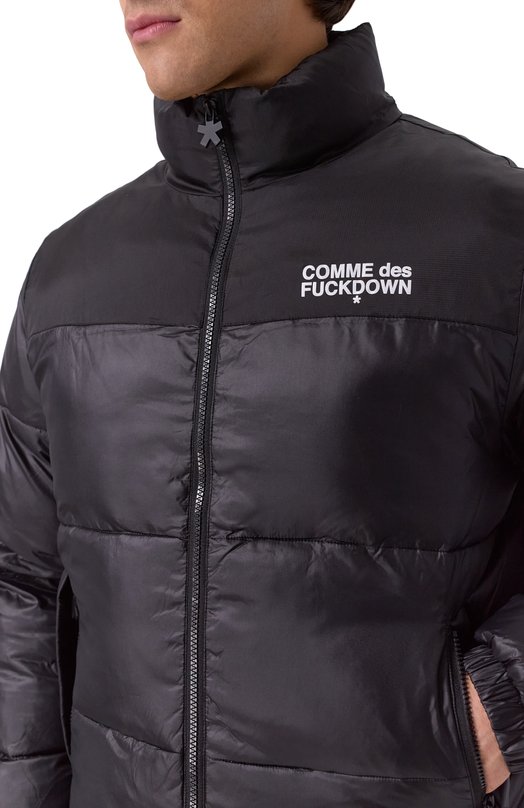 Пуховик Comme des Fuckdown CFABM01704 Чёрный  CFABM01704 Фото 5