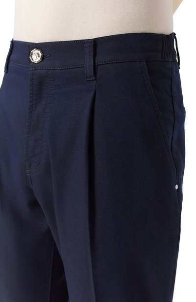 Брюки STEFANO RICCI темно-синего цвета по цене 170500 руб., арт. MFT53B1360/RT70BL, фото 5 Брюки STEFANO RICCI, арт. MFT53B1360/RT70BL, фото 5