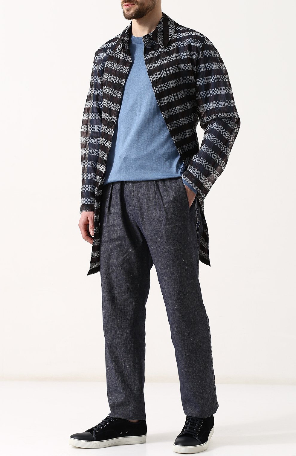 Плащ с принтом FENDI, арт. FF0223 A2MW, фото 2