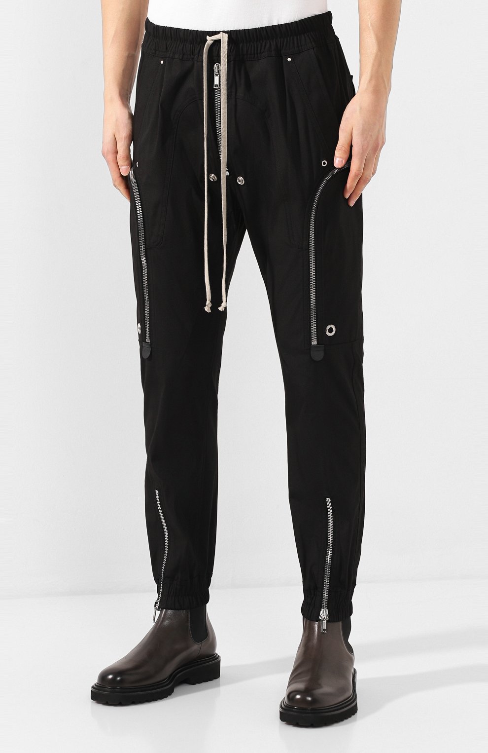 Хлопковые джоггеры RICK OWENS, арт. RU20S7377/TE, фото 3