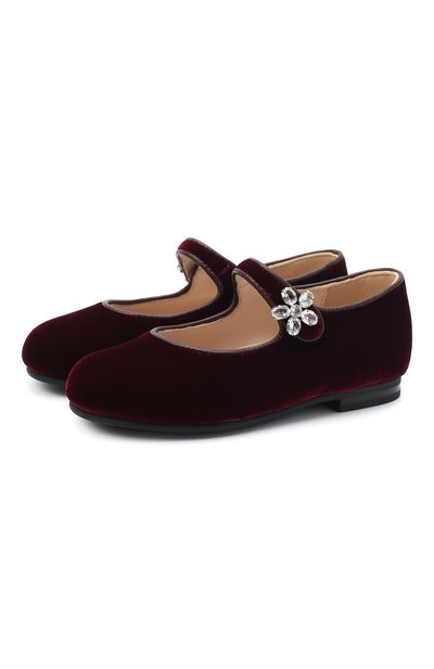 Балетки IL GUFO, арт. G285/VELLUT0 ACC0PP/23-26