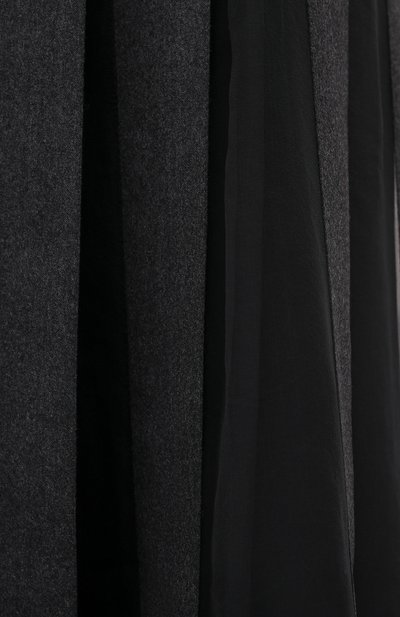 Шерстяная юбка BRUNELLO CUCINELLI темно-серого цвета по цене 221000 руб., арт. ME226G3114, фото 5 Шерстяная юбка BRUNELLO CUCINELLI, арт. ME226G3114, фото 5