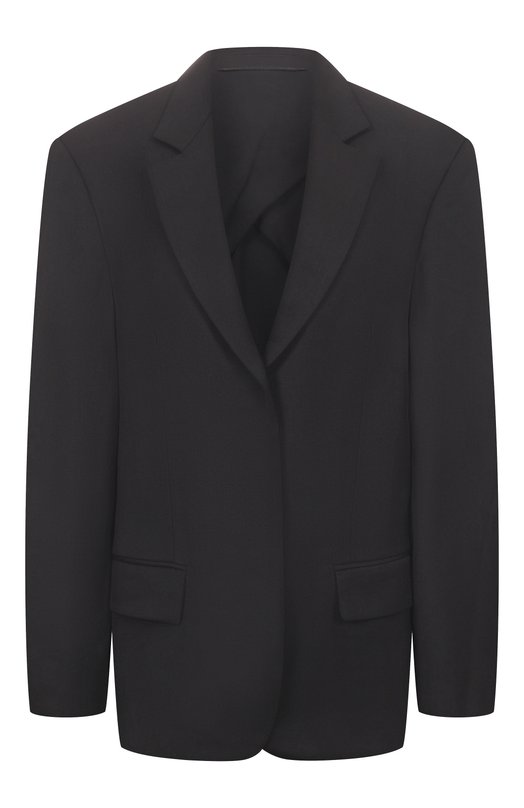 Шерстяной жакет Balenciaga 838848/TJT35 Чёрный 838848/TJT35