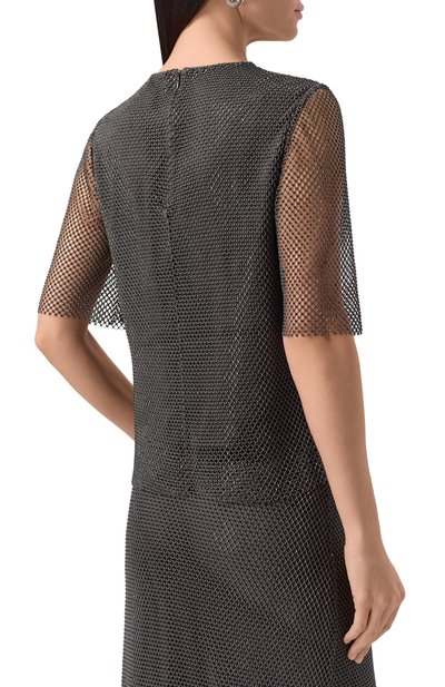 Топ с отделкой стразами CHAPURIN, арт. BL/20435/28882-М, фото 4