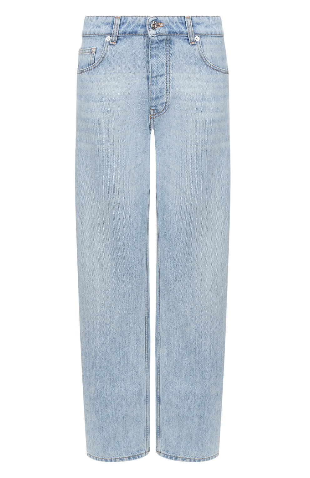 Джинсы NANUSHKA голубого цвета по цене 34700 руб., арт. AMARILL0_BLUE WASH_RIGID DENIM, фото 1 Джинсы NANUSHKA, арт. AMARILL0_BLUE WASH_RIGID DENIM, фото 1