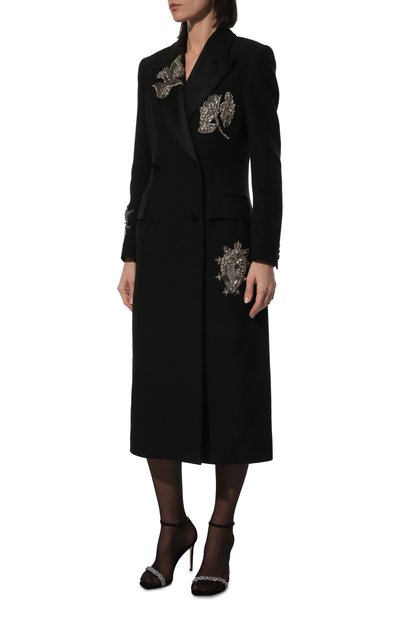 Шерстяное пальто ALEXANDER MCQUEEN, арт. 677570/QJACM, фото 3