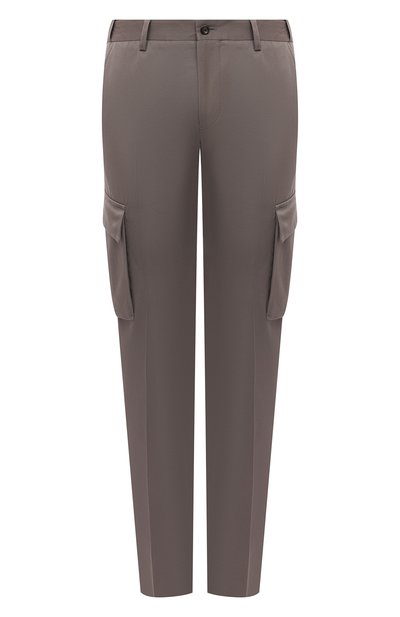 Брюки-карго из хлопка и кашемира CORNELIANI, арт. 874L02-1114105/00, фото 1