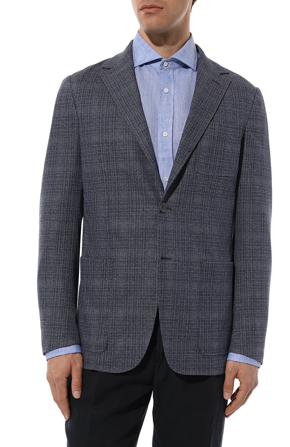 Хлопковый пиджак CANALI, арт. J0147/JJ01973, фото 3