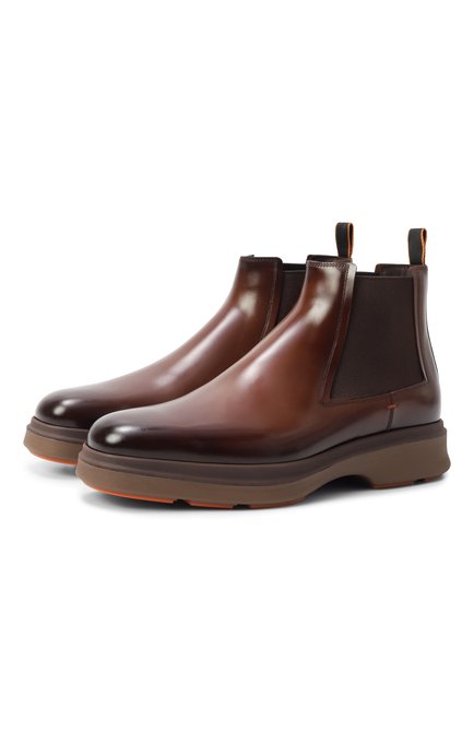 Мужские кожаные челси easy nova SANTONI, арт. MGEG19169TTAXNTG