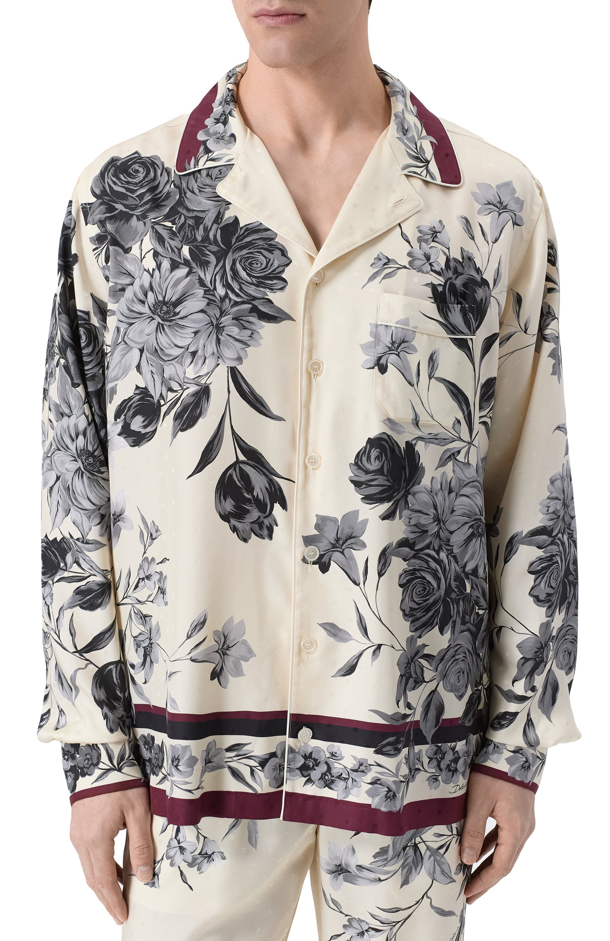 Шелковая сорочка DOLCE & GABBANA, арт. G5IF1T/HI100, фото 3