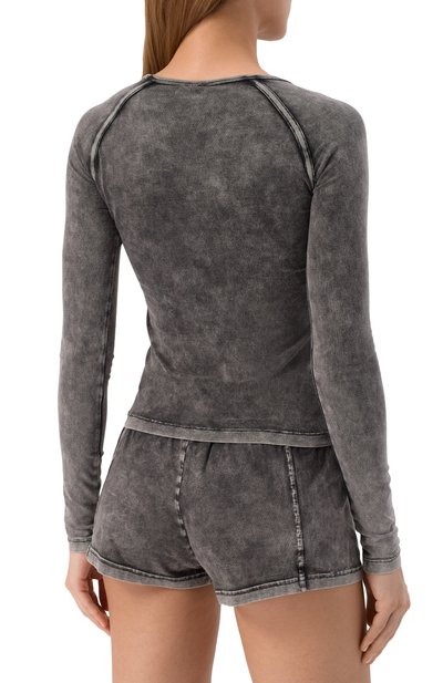 Хлопковый лонгслив DIESEL, арт. A17544/0SHAN, фото 4