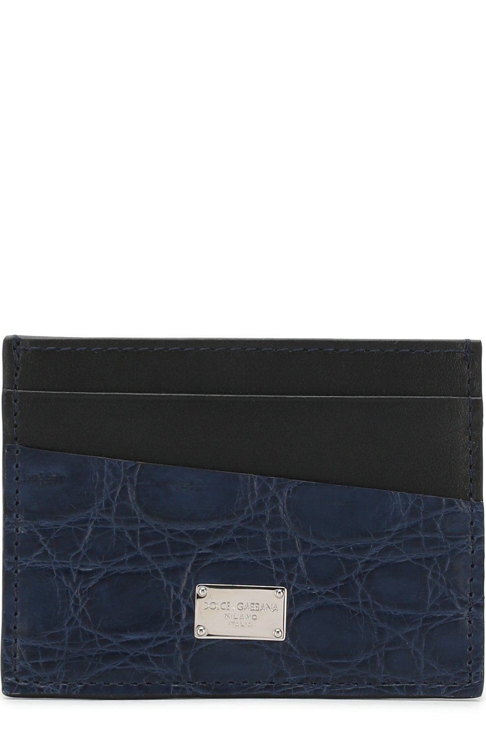 Футляр для кредитных карт с отделкой из кожи каймана DOLCE & GABBANA, арт. BP0330/A2Q71/CYAC, фото 1