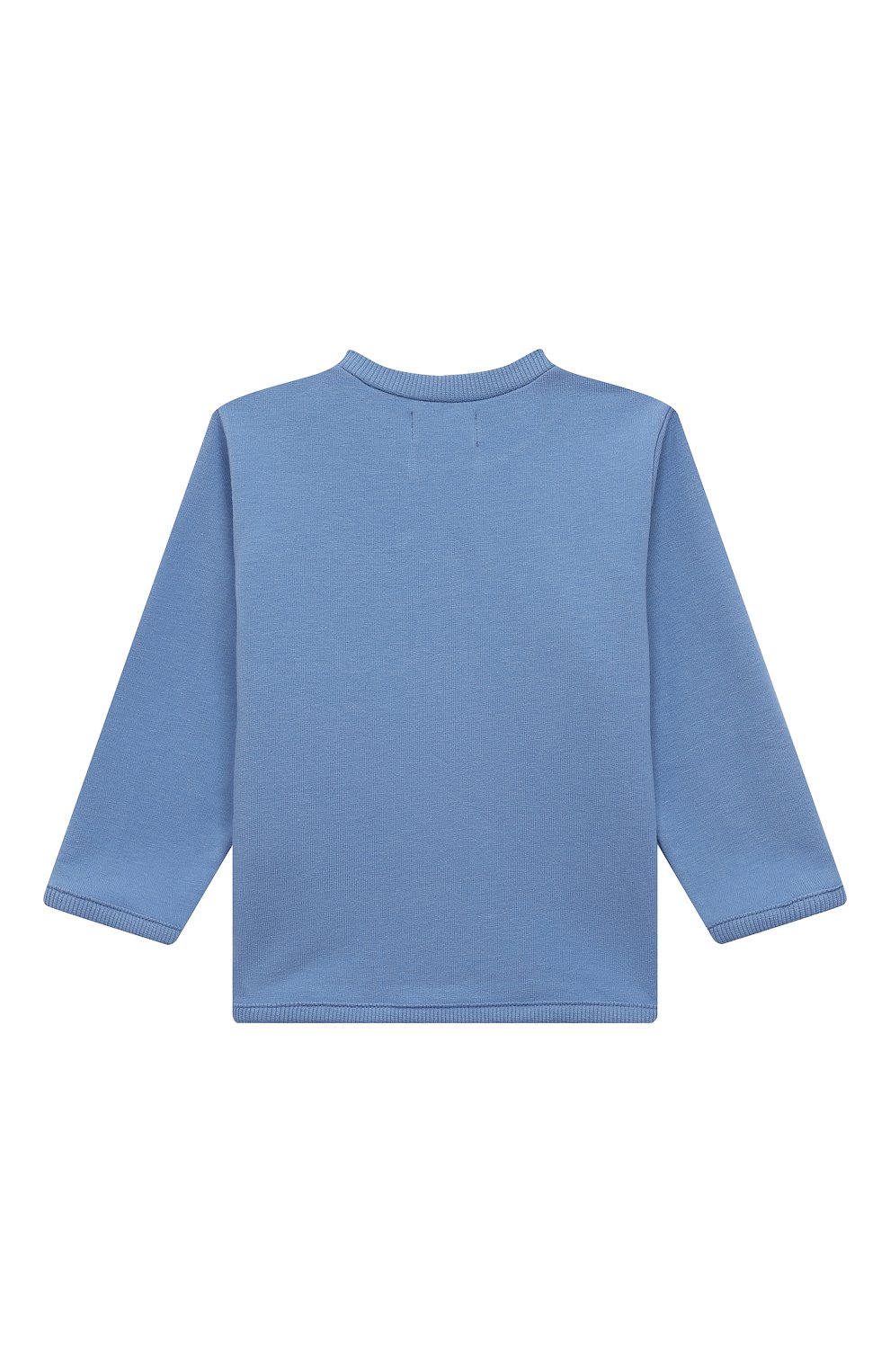 Хлопковый лонгслив SANETTA голубого цвета по цене 5265 руб., арт. 902299, фото 2 Хлопковый лонгслив SANETTA, арт. 902299, фото 2