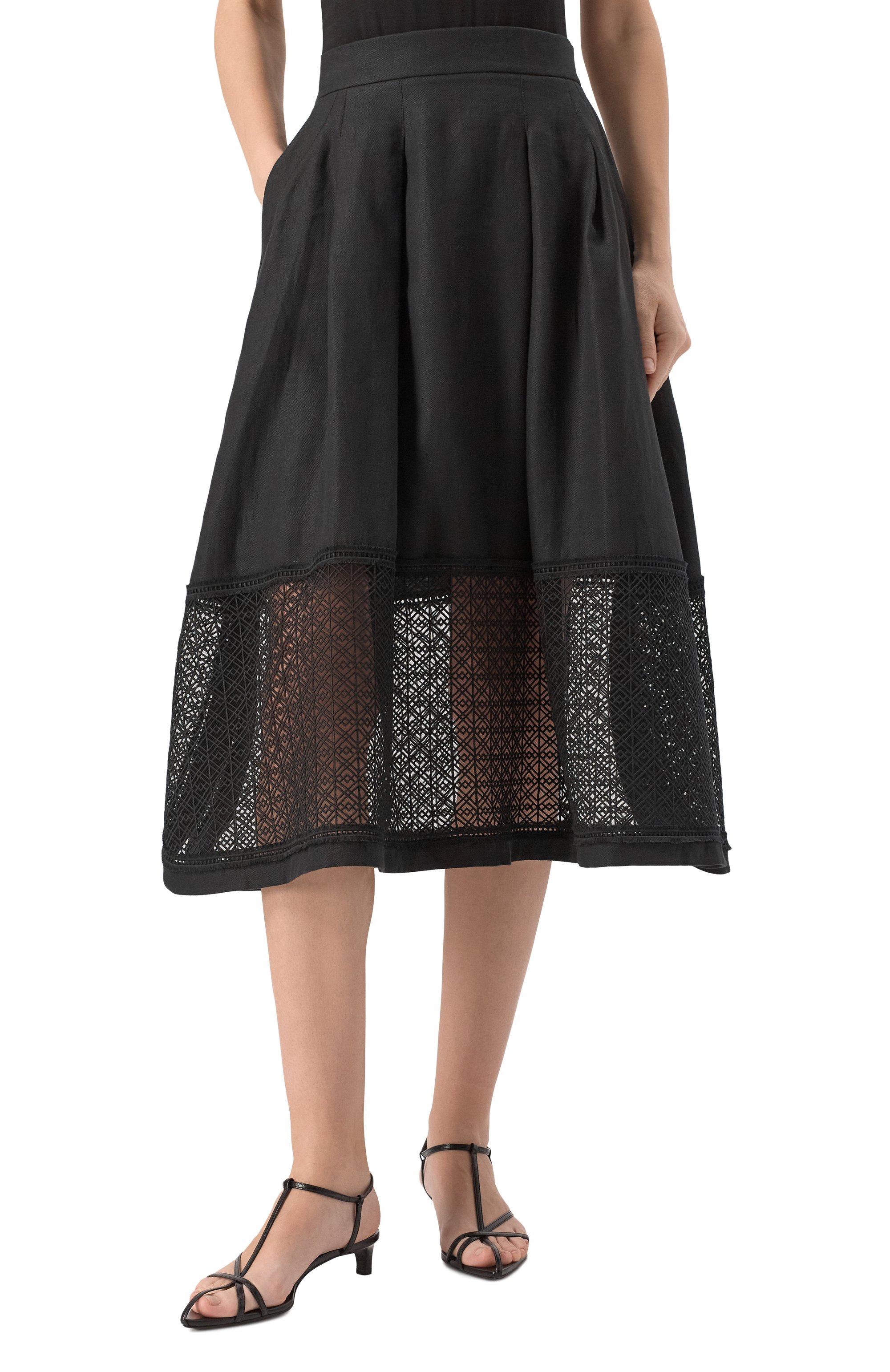 Льняная юбка AGNONA, арт. TG0906/U3014, фото 3