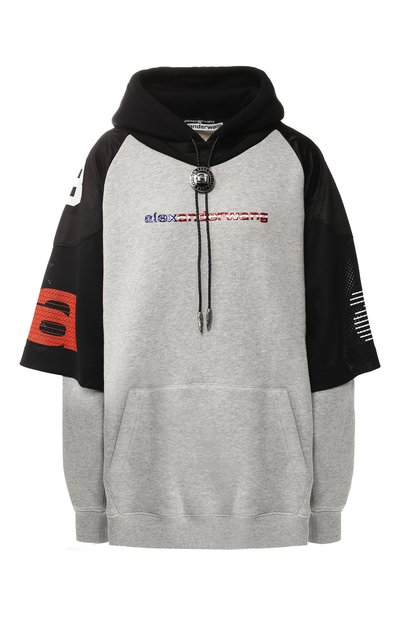 Женский хлопковое худи ALEXANDER WANG, арт. 1W491161Z1