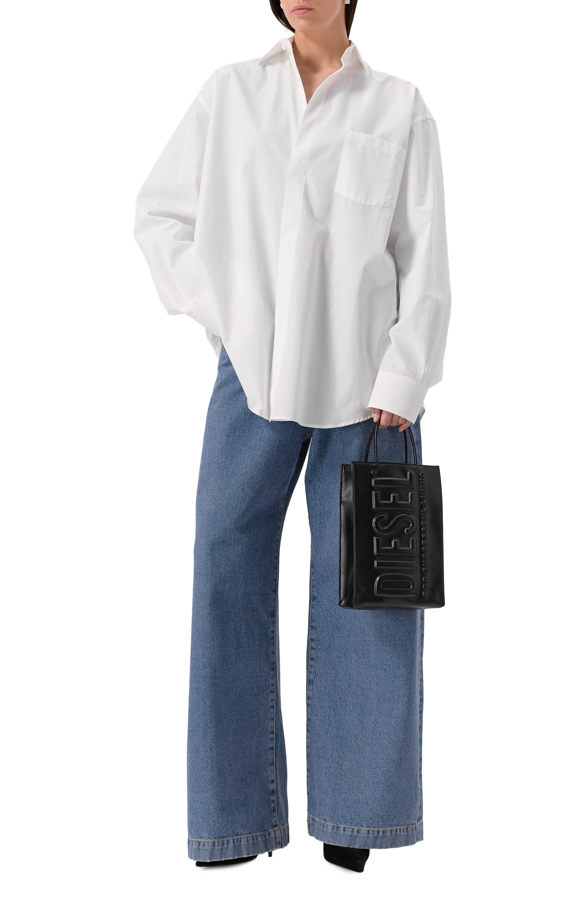 Хлопковая рубашка VETEMENTS, арт. UA66SH400W, фото 6