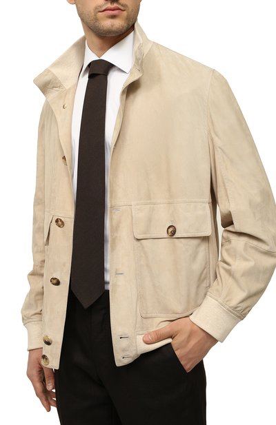 Галстук из шерсти и хлопка GIAMPAOLO, арт. GLR80-T37000, фото 2