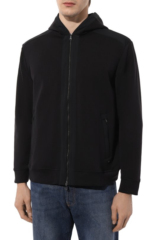 Хлопковая толстовка Paul&Shark 25411865/XL Чёрный  25411865/XL Фото 3