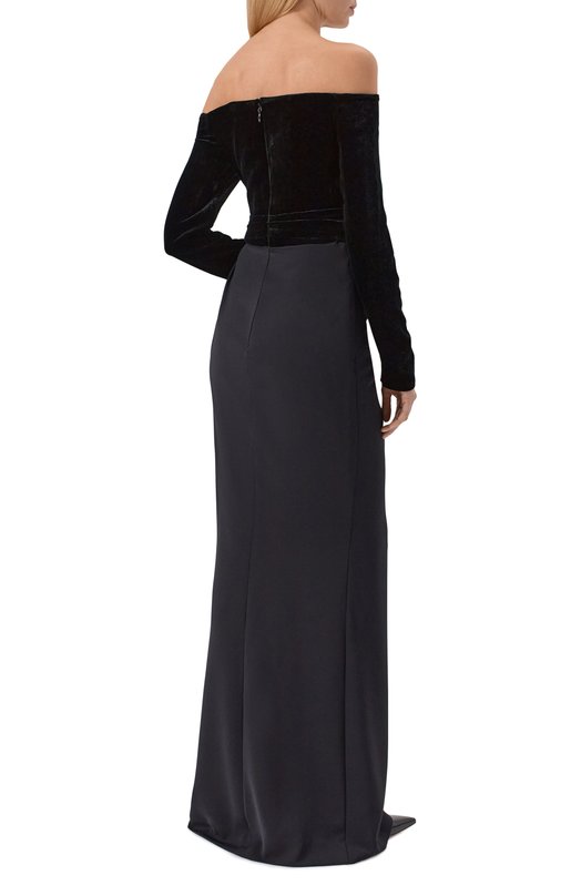 Комбинированное платье Zuhair Murad FDR25034/CRCA018 Чёрный  FDR25034/CRCA018 Фото 3