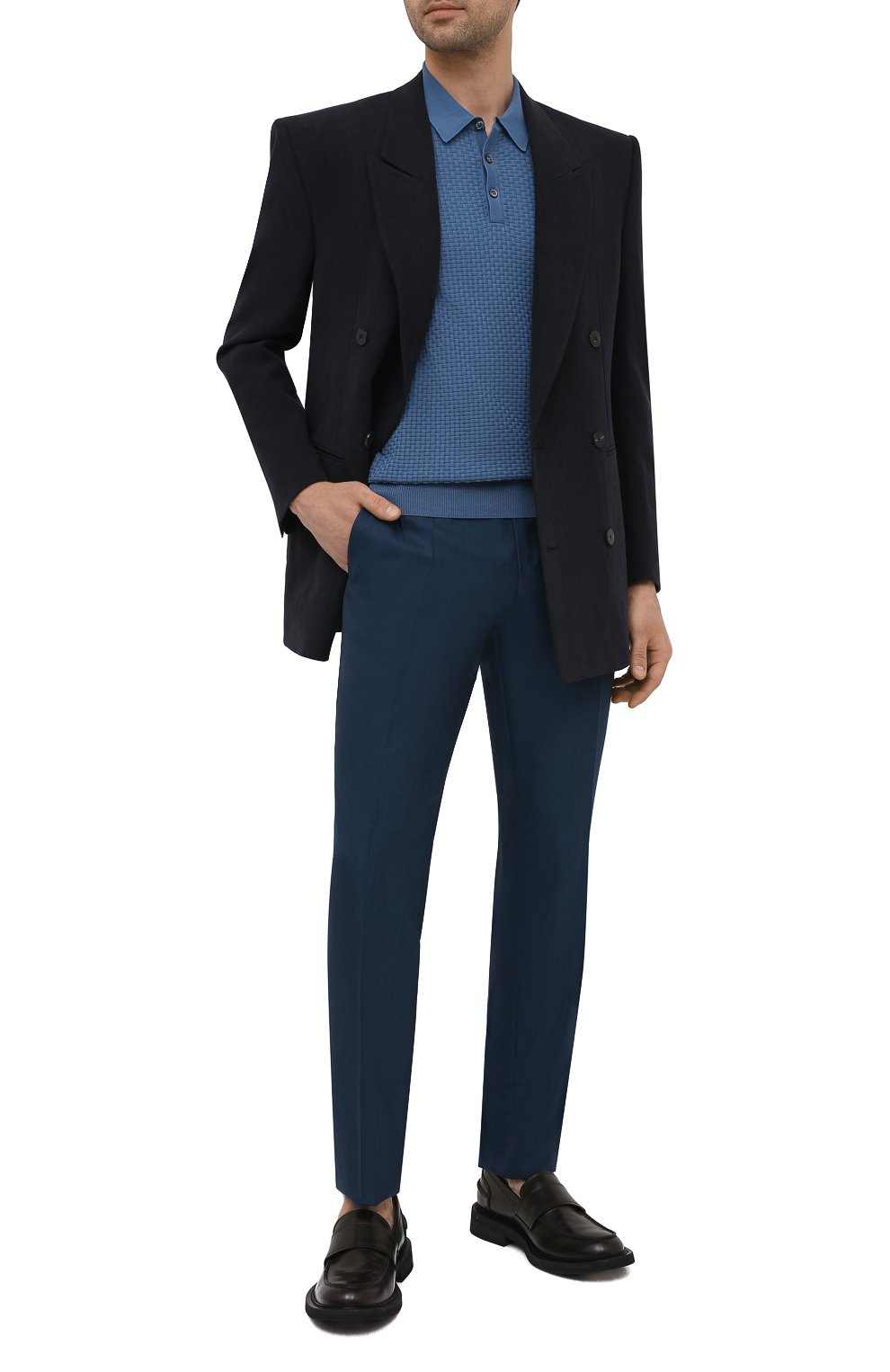 Брюки из шерсти и шелка ZEGNA, арт. 909F04/75AP12, фото 2