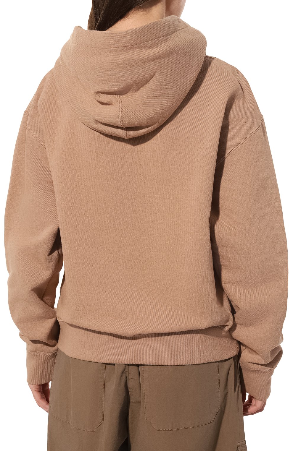 Хлопковое худи JIL SANDER бежевого цвета по цене 68550 руб., арт. J40GU0104/J20039, фото 4 Хлопковое худи JIL SANDER, арт. J40GU0104/J20039, фото 4