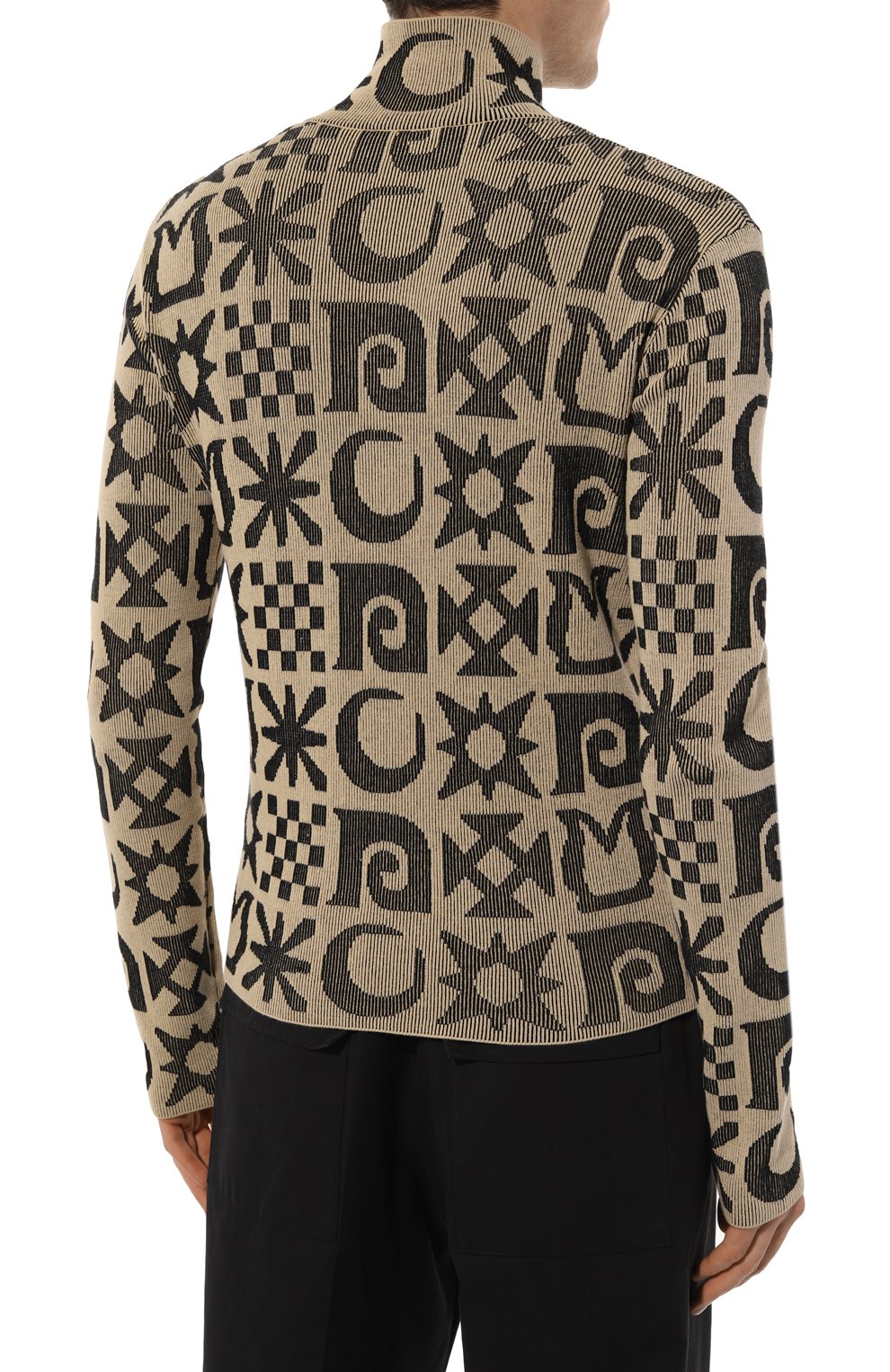 Хлопковый кардиган NANUSHKA бежевого цвета по цене 41300 руб., арт. NM24PFSW00271, фото 4 Хлопковый кардиган NANUSHKA, арт. NM24PFSW00271, фото 4