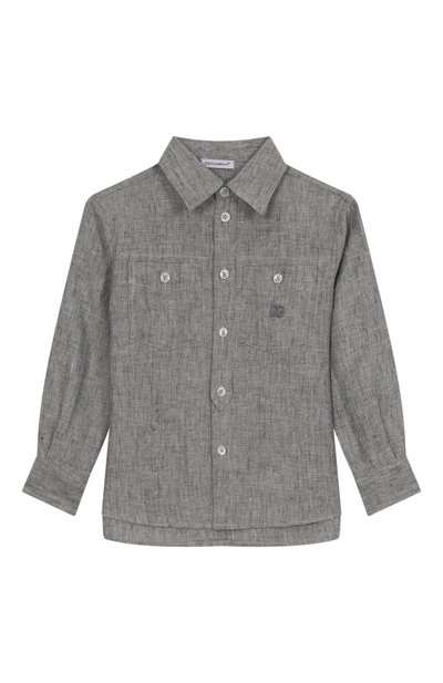 Льняная рубашка DOLCE & GABBANA, арт. L44S43/FU4MF/2-6