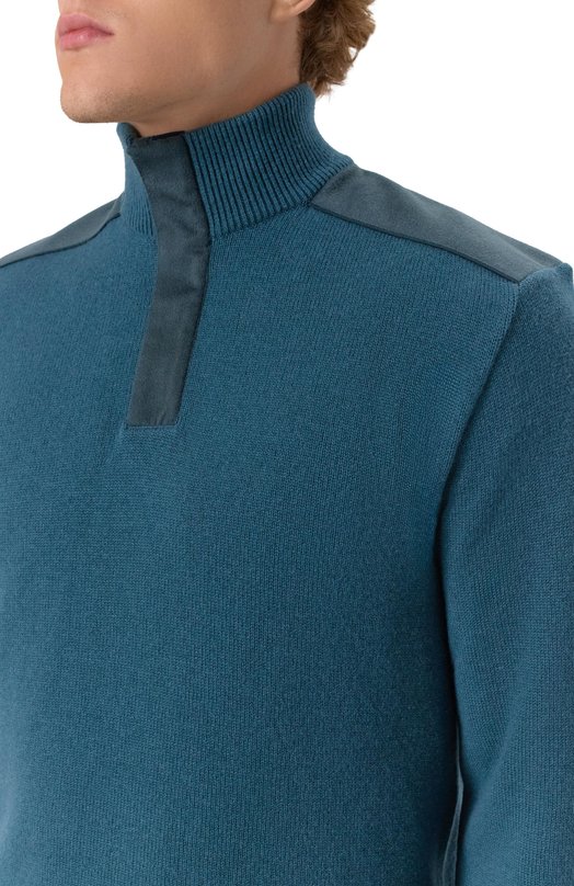 Свитер из шерсти и кашемир Paul&Shark 15311152/3XL-6XL Зелёный  15311152/3XL-6XL Фото 5