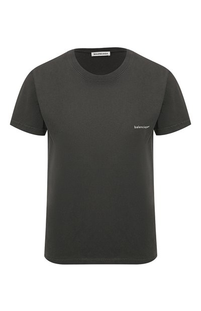 Женская хлопковая футболка BALENCIAGA, арт. 570796/TYK28