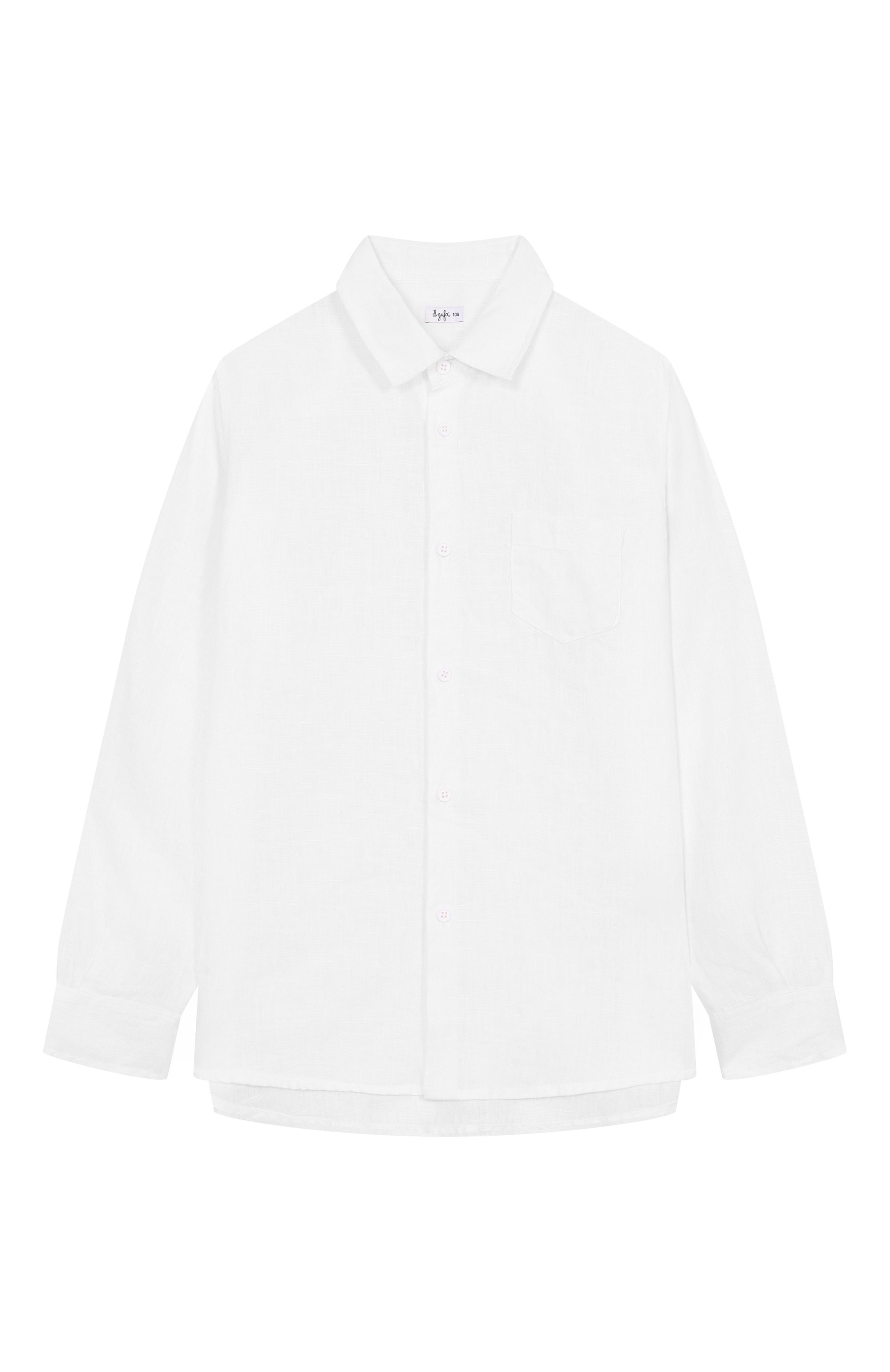 Льняная рубашка IL GUFO, арт. P25CL110L6006/10A-14A, фото 1