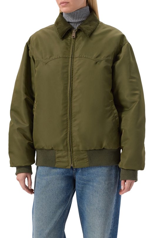 Бомбер Maison Margiela S67AM0106/M35662 Зелёный  S67AM0106/M35662 Фото 3