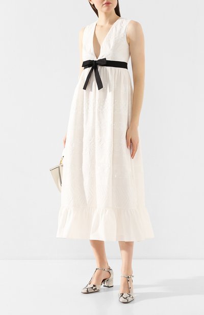Хлопковое платье REDVALENTINO, арт. TR0VA11R/51Q, фото 2
