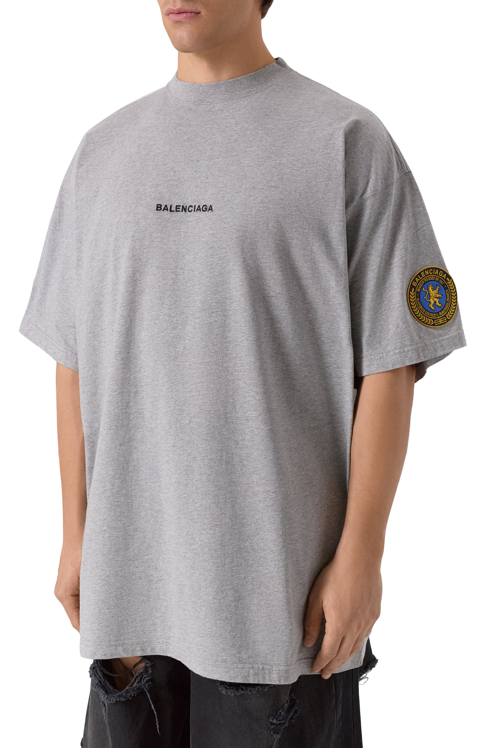 Хлопковая футболка BALENCIAGA, арт. 831305/TSVH4, фото 3