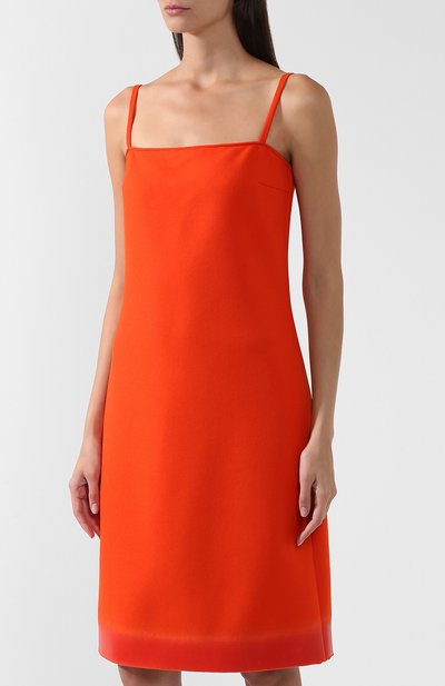 Однотонное мини-платье на тонких бретельках PRADA, арт. P36Y2-1SDP-F0NFQ, фото 3