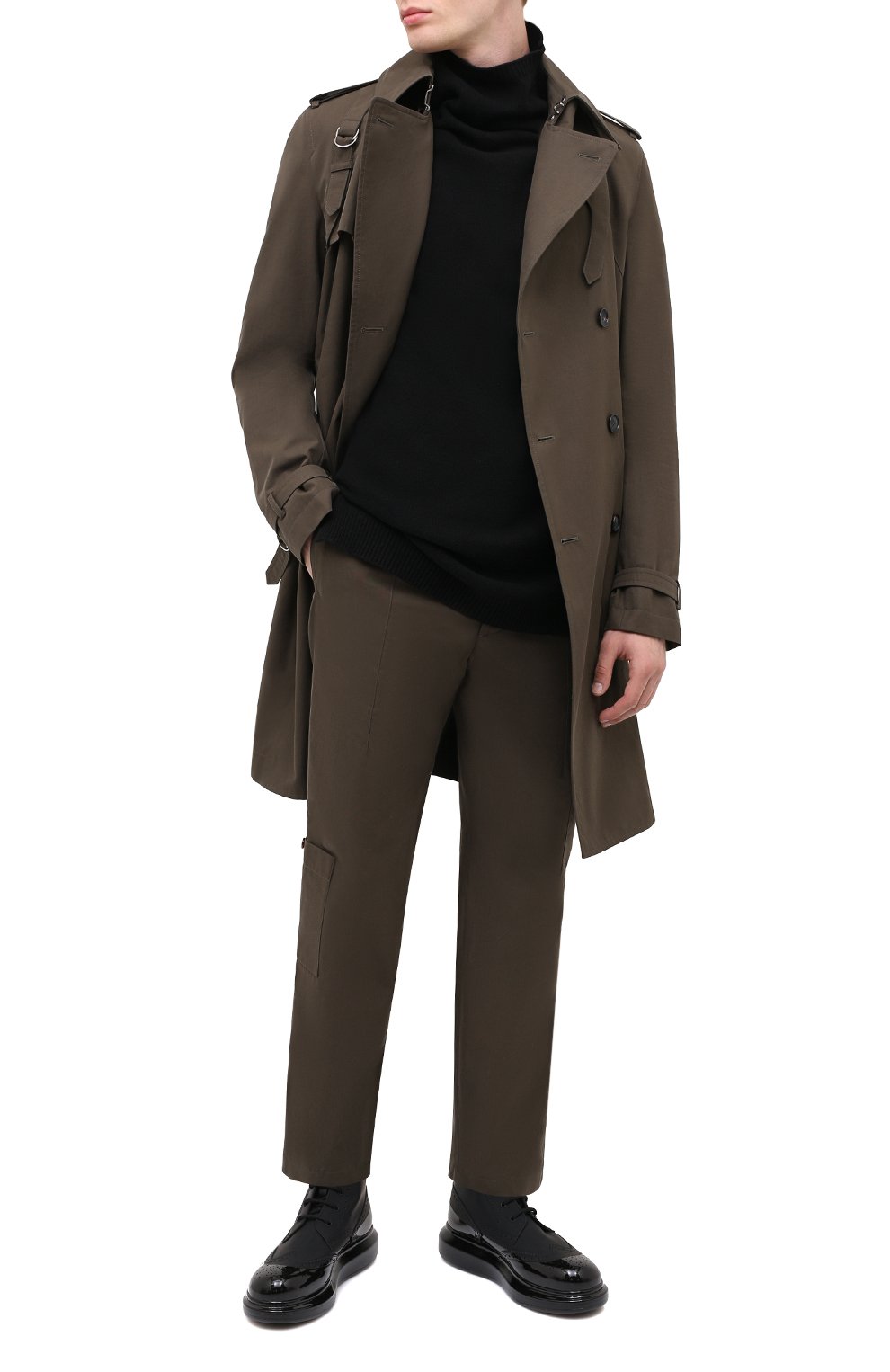 Кожаные ботинки ALEXANDER MCQUEEN, арт. 628810/WHYK2, фото 2