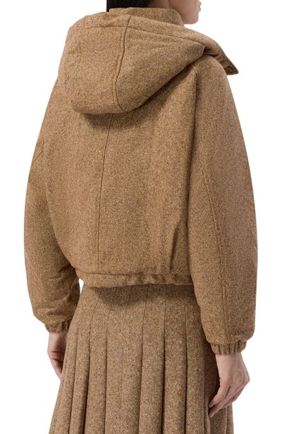 Пуховая куртка из шерсти BRUNELLO CUCINELLI, арт. MD0023657, фото 4