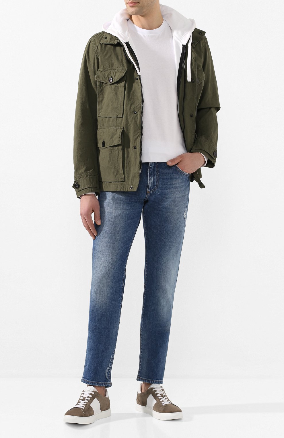 Хлопковая толстовка STONE ISLAND, арт. 721564251, фото 2