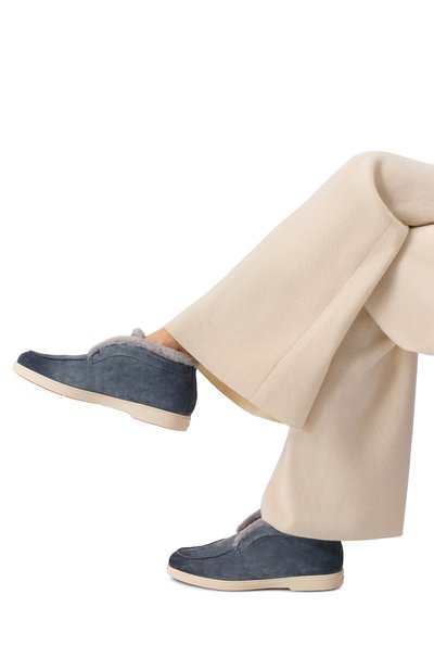 Замшевые ботинки SANTONI, арт. WUYG58457TISAU0F, фото 2