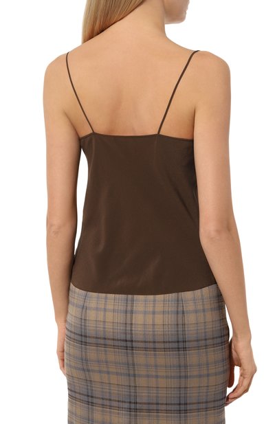 Шелковый �топ BALMAIN, арт. AF0AD175SB66, фото 4